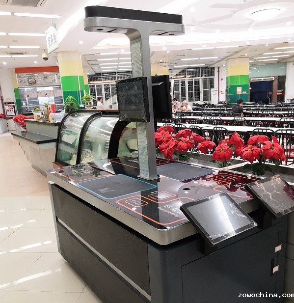 戈子智能视觉结算台入驻中山大学东校区新食堂